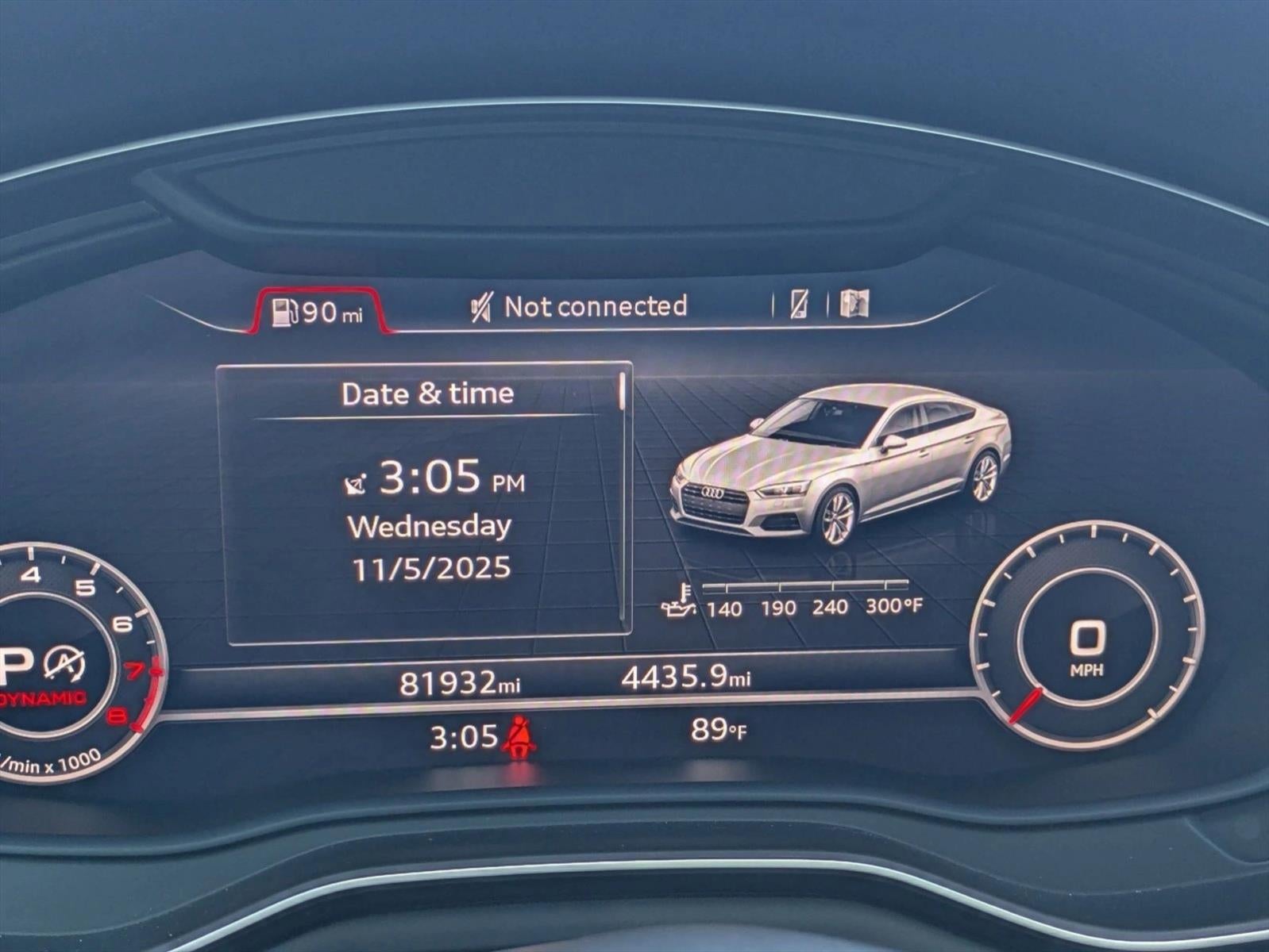 2018 Audi A5 Sportback 2.0 TFSI Premium Plus