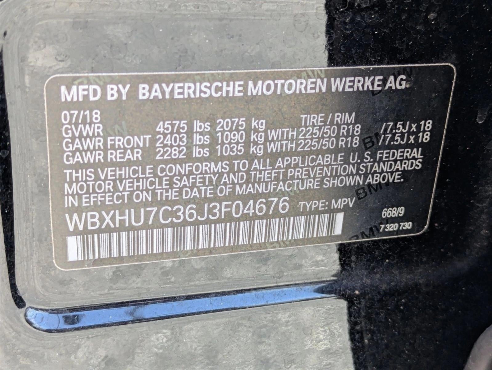 2018 BMW X1 sDrive28i Sports Activity Vehicle