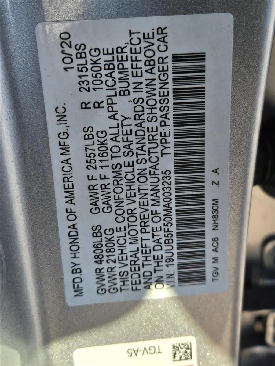 2021 Acura TLX FWD w/A-Spec Package