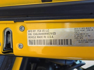 2021 Jeep Wrangler Willys Sport 4x4