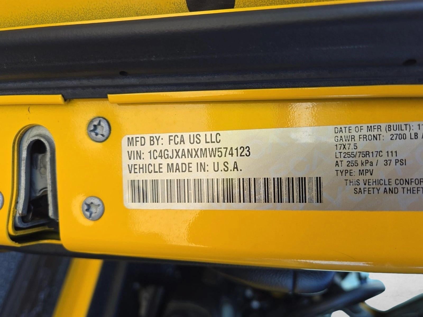 2021 Jeep Wrangler Willys Sport 4x4