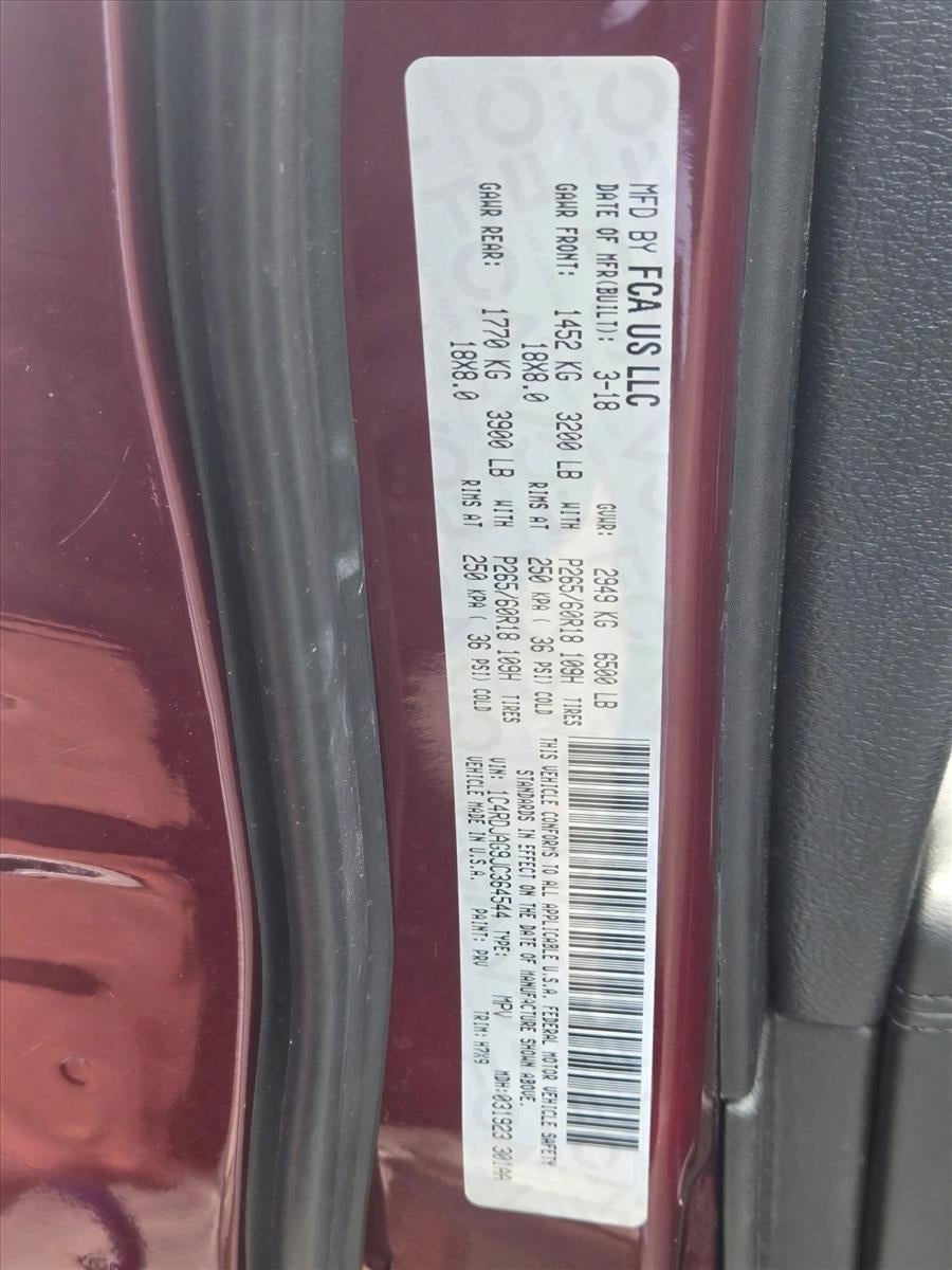 2018 Dodge Durango SXT AWD