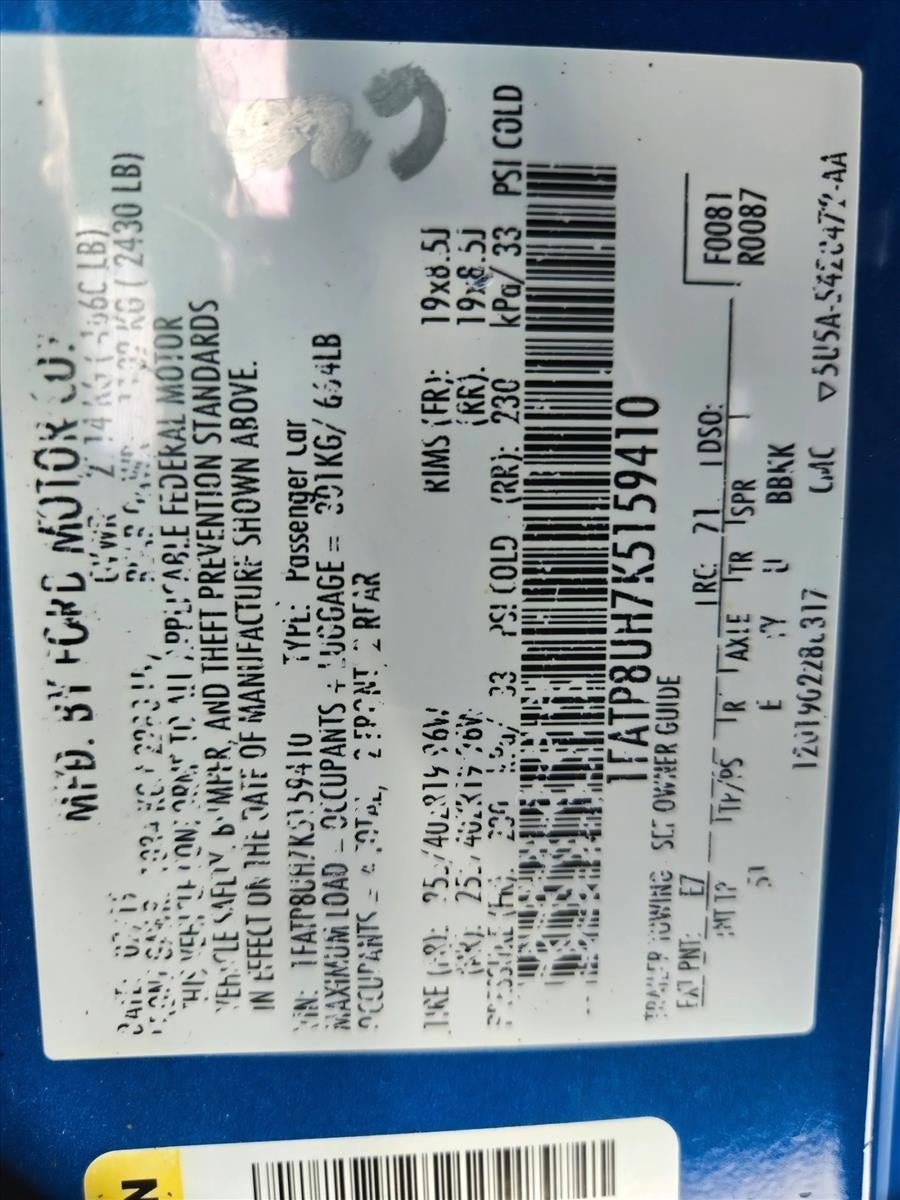 2019 Ford Mustang EcoBoost Premium Convertible