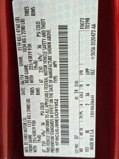 2014 Ford Escape FWD 4dr Titanium