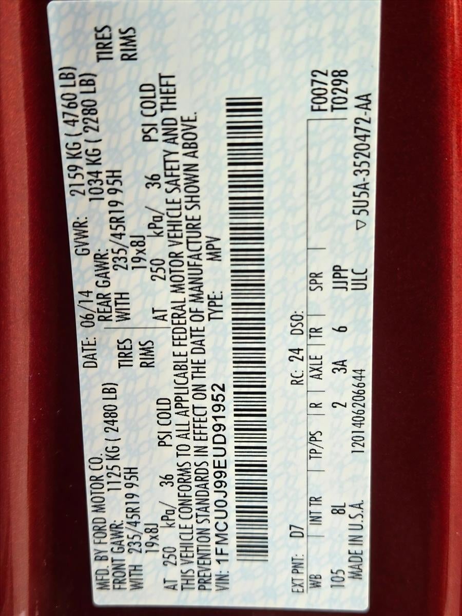 2014 Ford Escape FWD 4dr Titanium