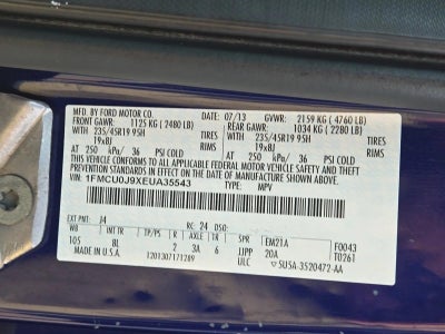 2014 Ford Escape FWD 4dr Titanium