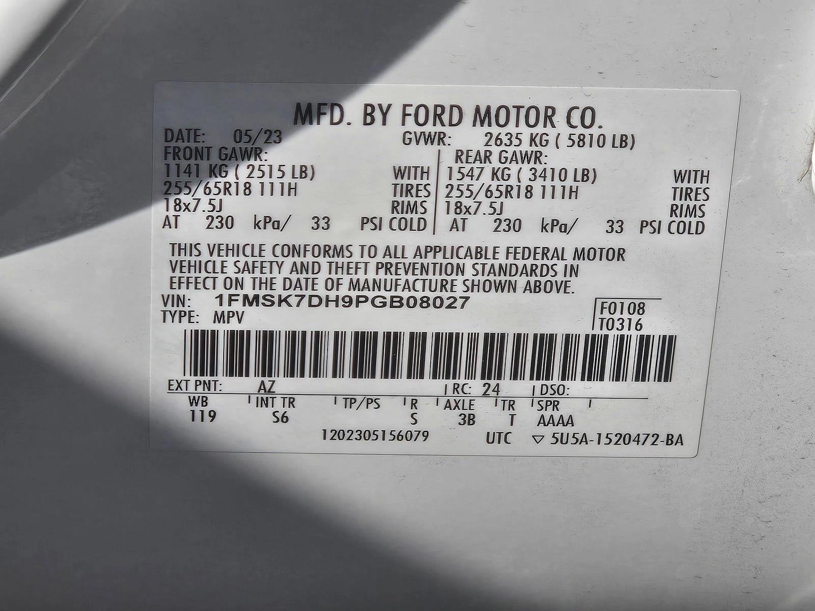 2023 Ford Explorer XLT RWD