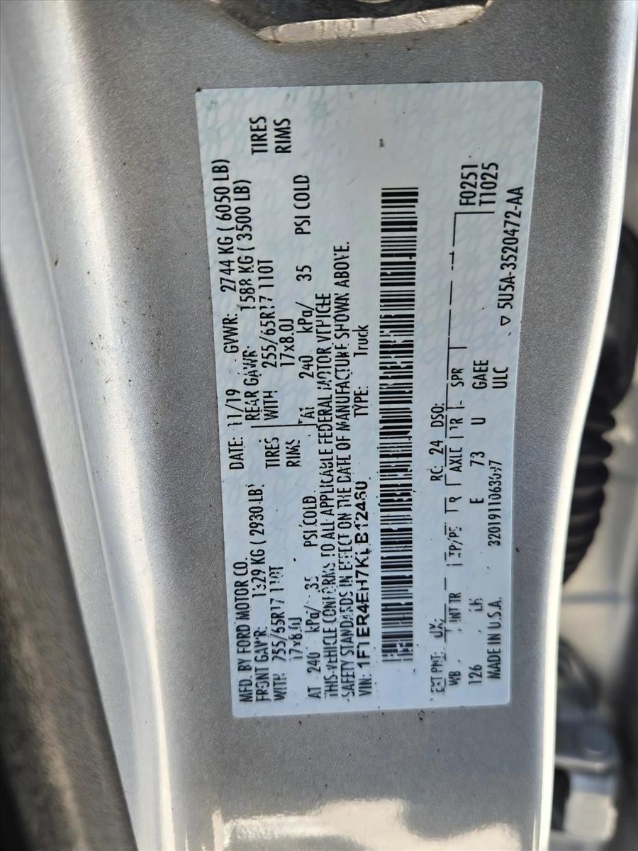 2019 Ford Ranger XLT 2WD SuperCrew 5' Box