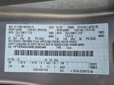 2024 Ford Ranger XLT 2WD SuperCrew 5' Box