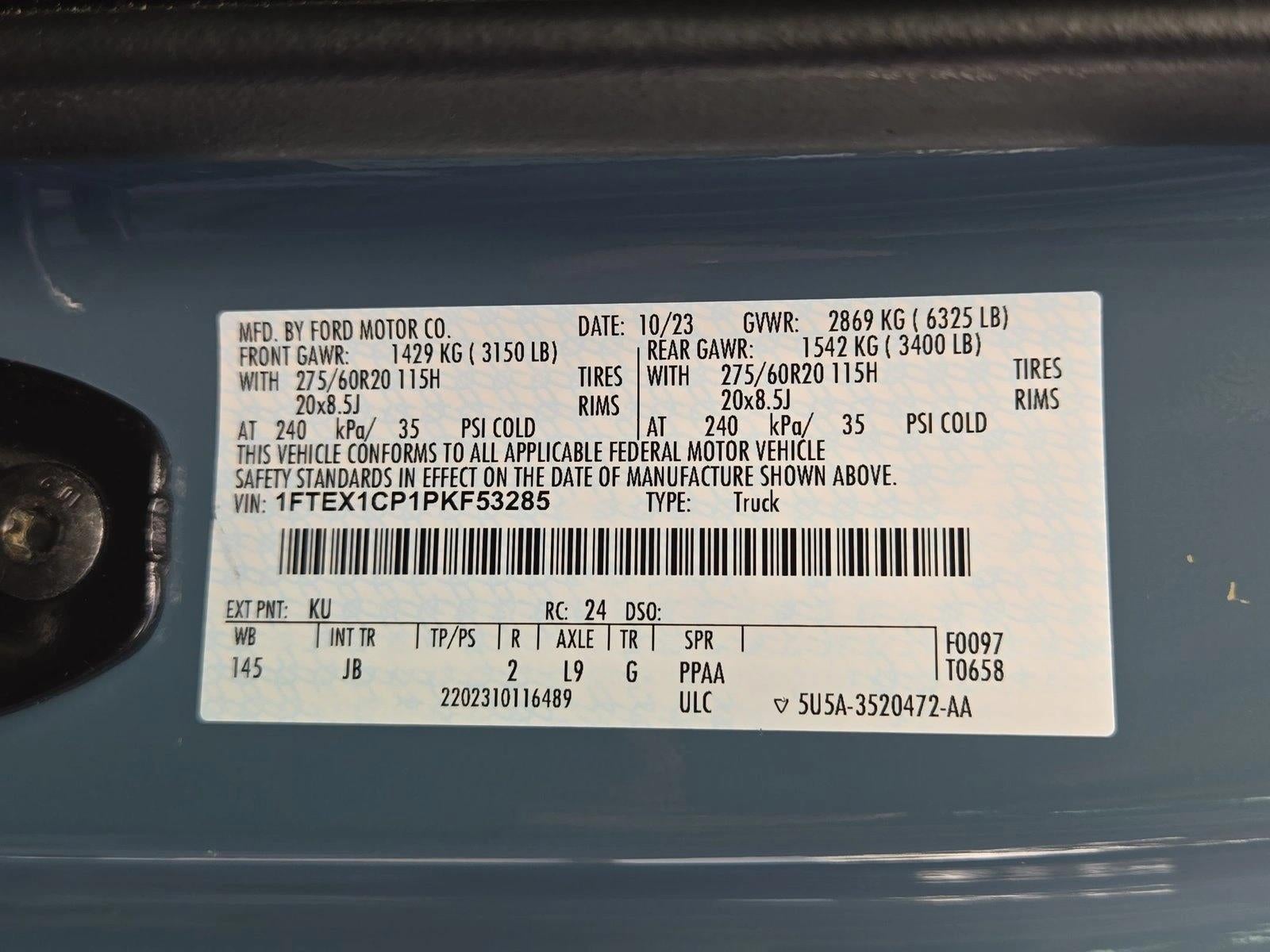 2023 Ford F-150 XL 2WD SuperCab 6.5' Box
