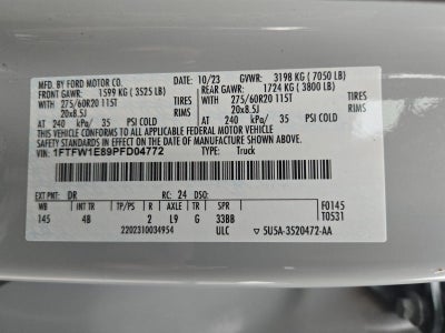 2023 Ford F-150 XLT 4WD SuperCrew 5.5' Box