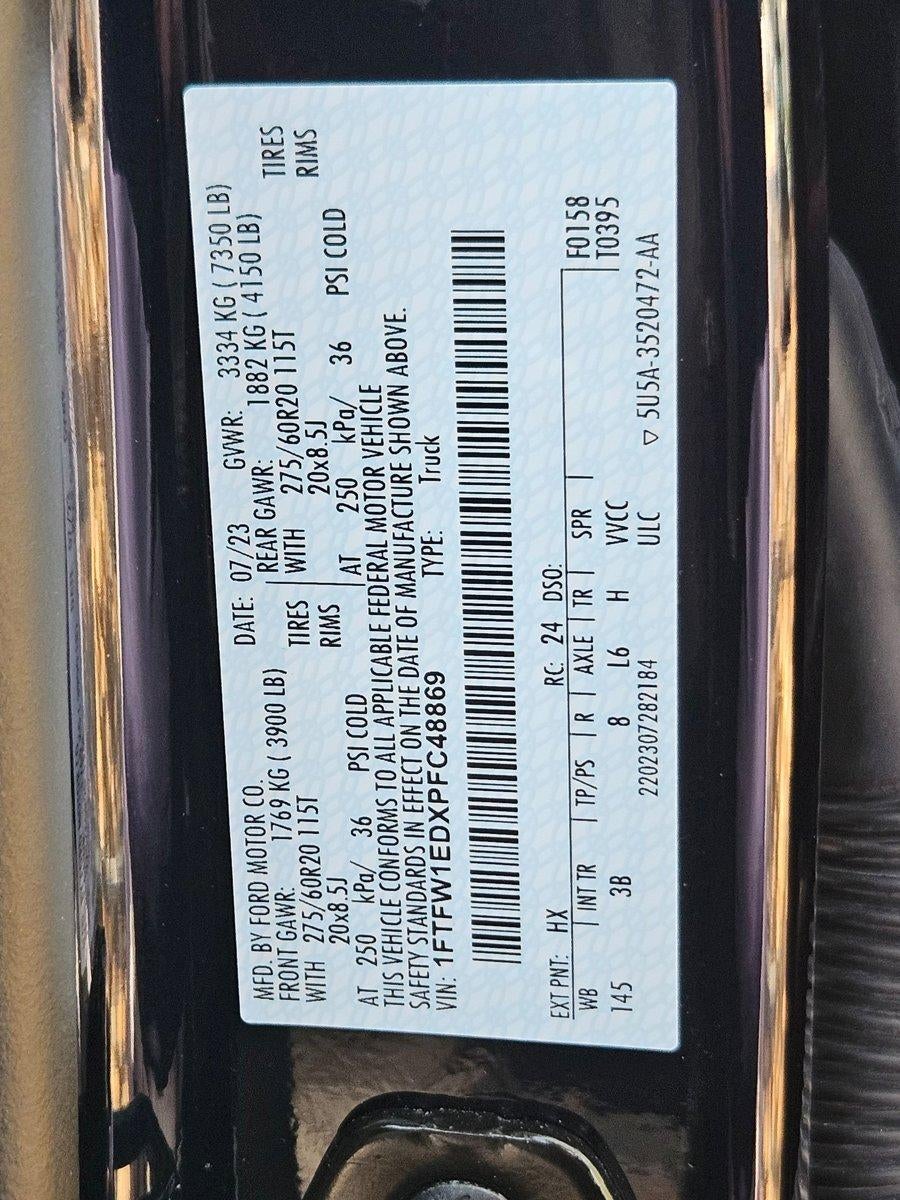 2023 Ford F-150 Platinum 4WD SuperCrew 5.5' Box