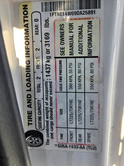 2009 Ford Econoline Cargo Van E-150 Commercial