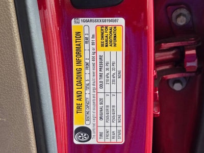 2016 Cadillac CTS Sedan 2.0L Turbo I4 RWD Luxury