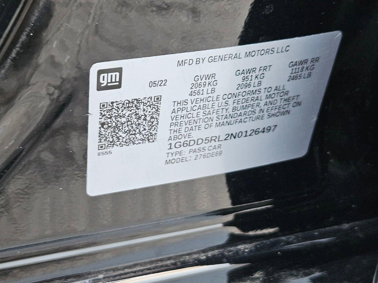 2022 Cadillac CT4-V 4dr Sdn