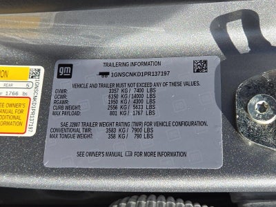 2023 Chevrolet Tahoe 2WD LT