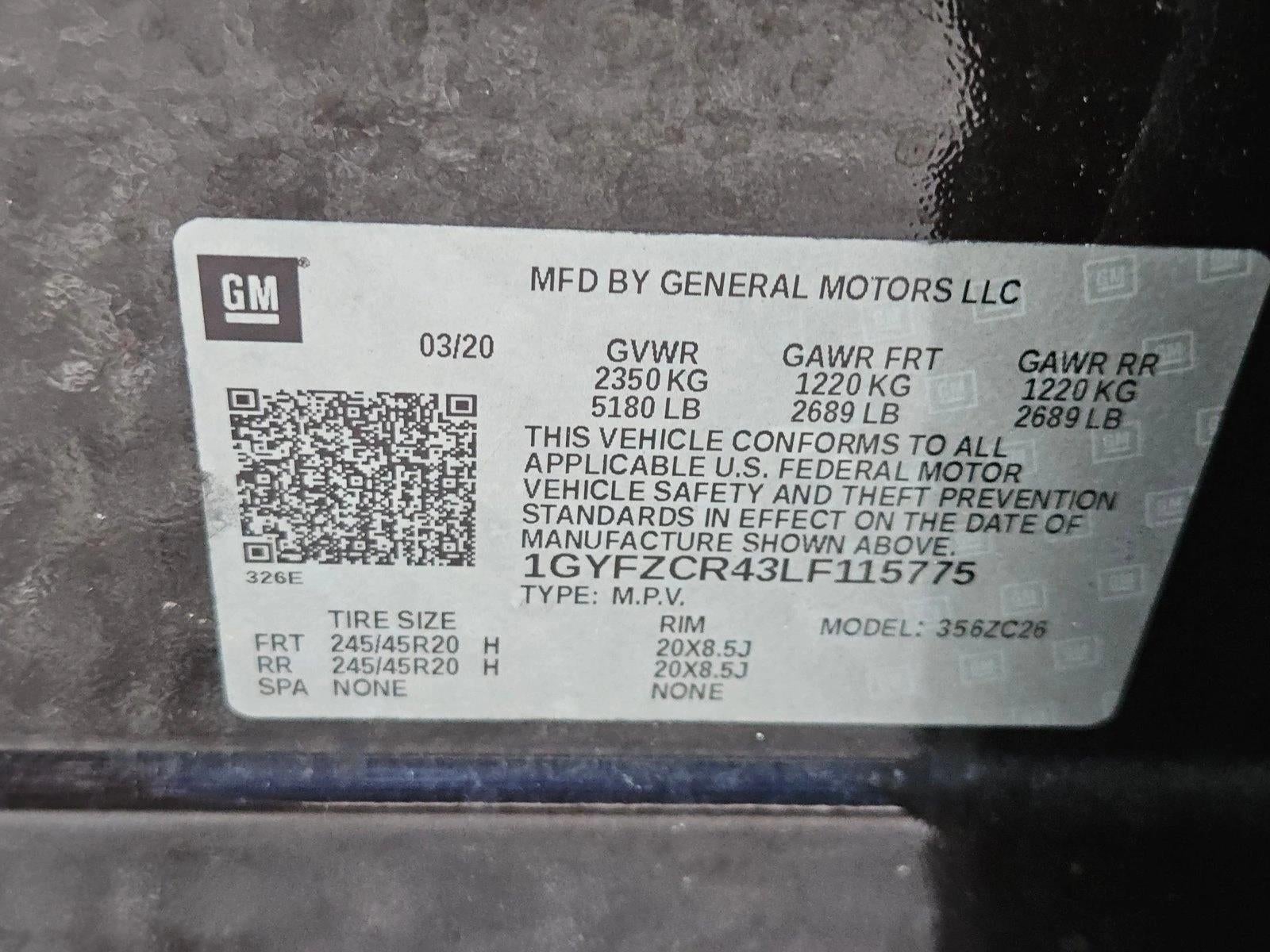 2020 Cadillac XT4 FWD 4dr Premium Luxury