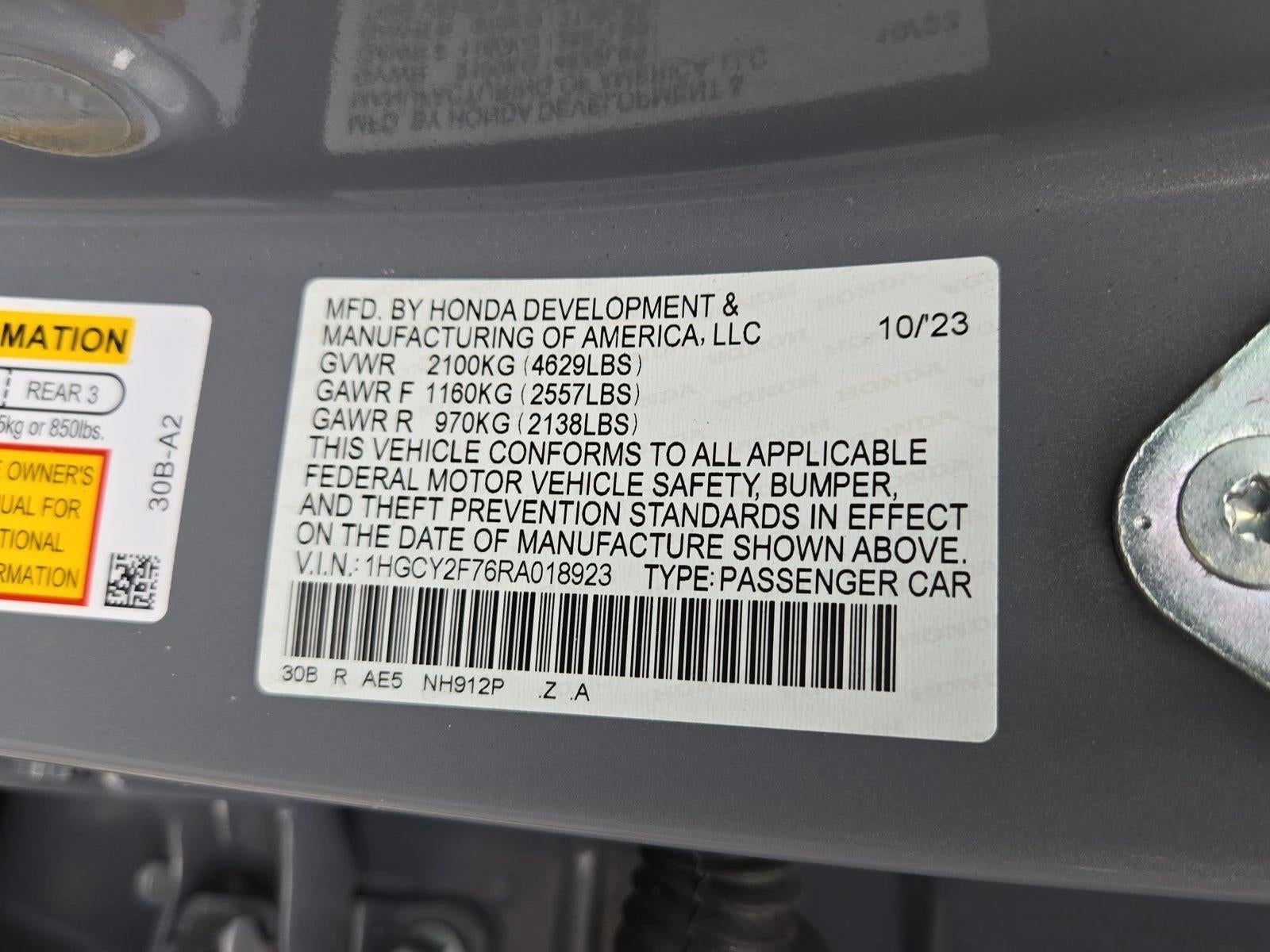 2024 Honda Accord Hybrid Sport-L Sedan