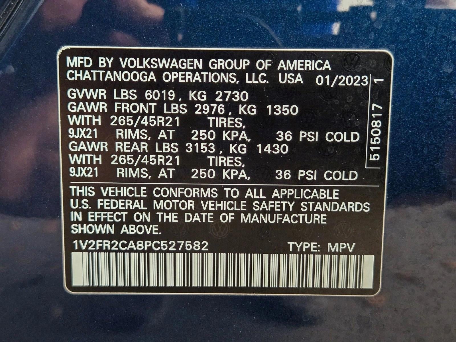 2023 Volkswagen Atlas 3.6L V6 SEL Premium R-Line 4MOTION