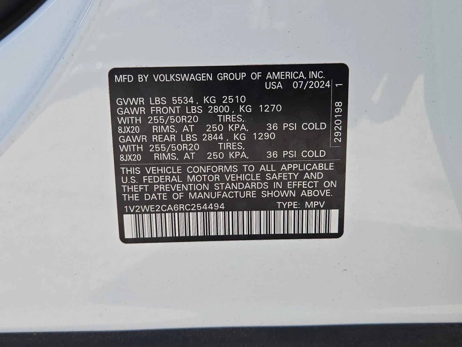 2024 Volkswagen Atlas Cross Sport 2.0T SE w/Technology FWD