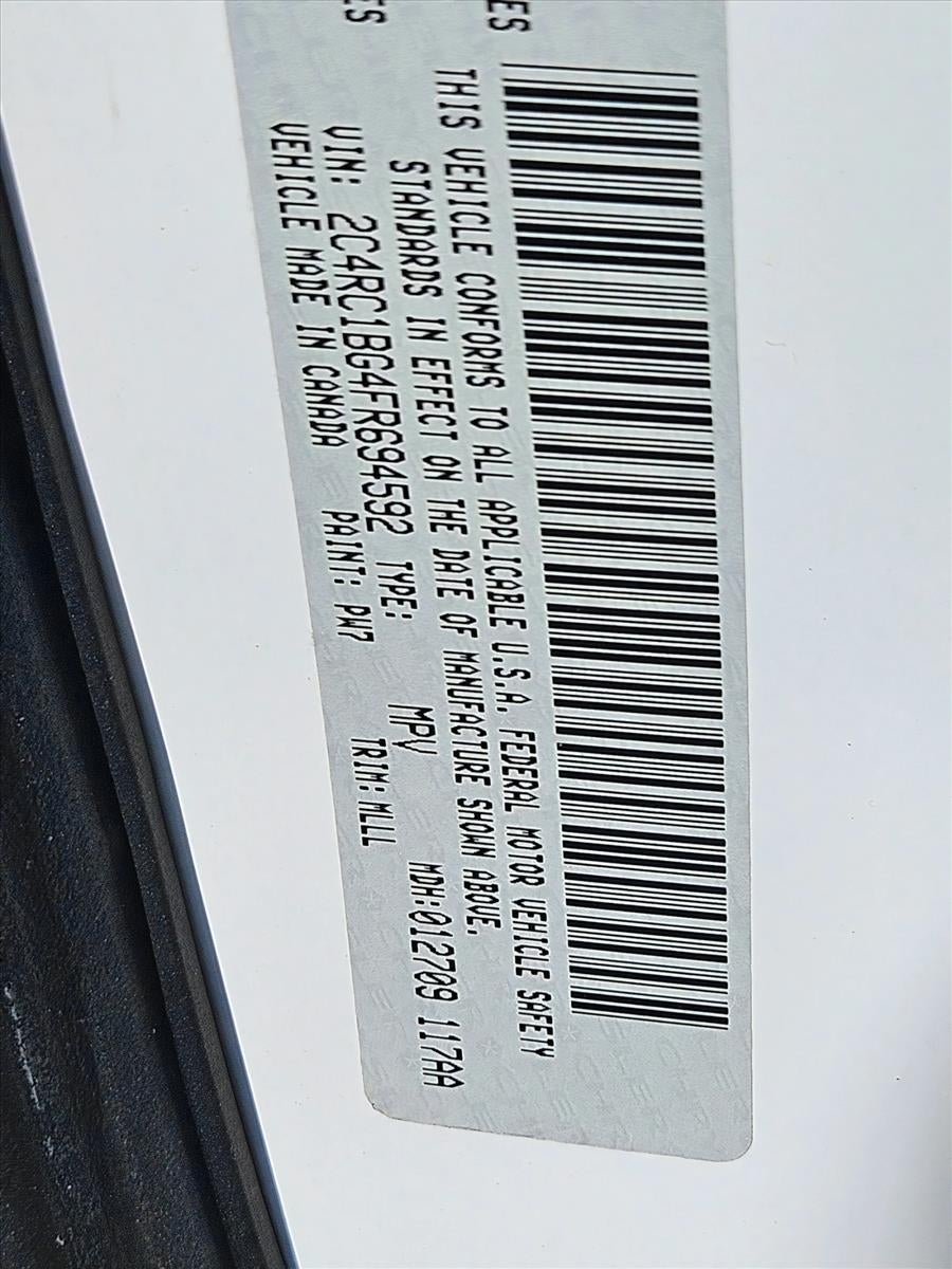 2015 Chrysler Town & Country 4dr Wgn Touring