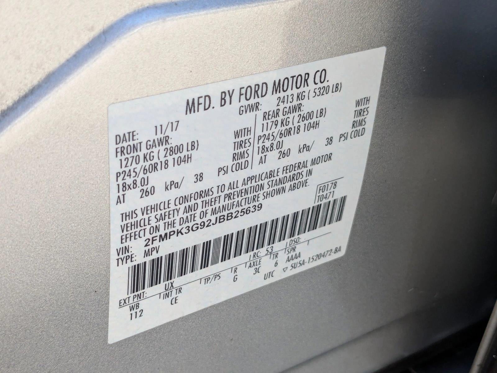 2018 Ford Edge SE FWD