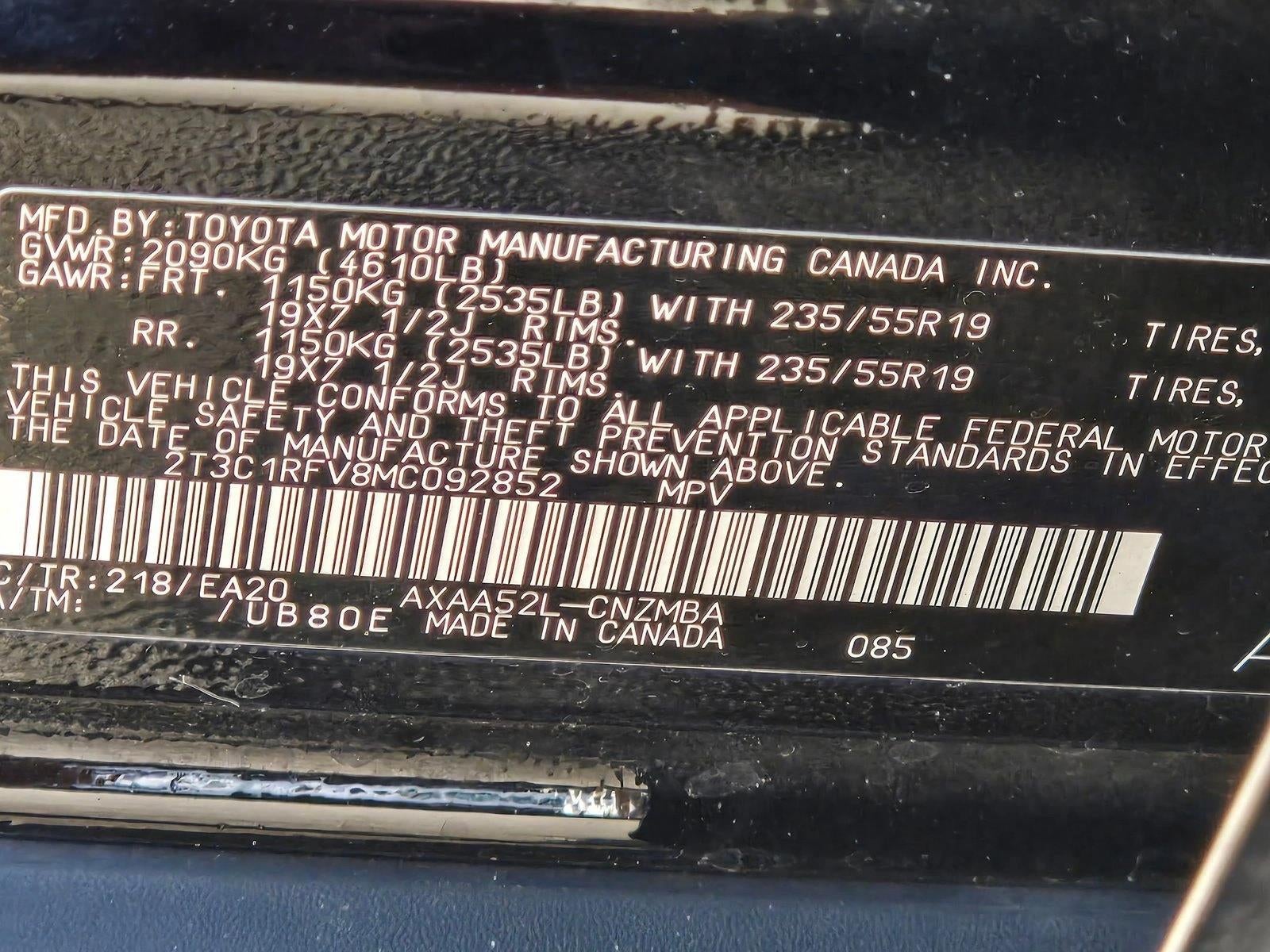 2021 Toyota RAV4 XLE Premium FWD (Natl)