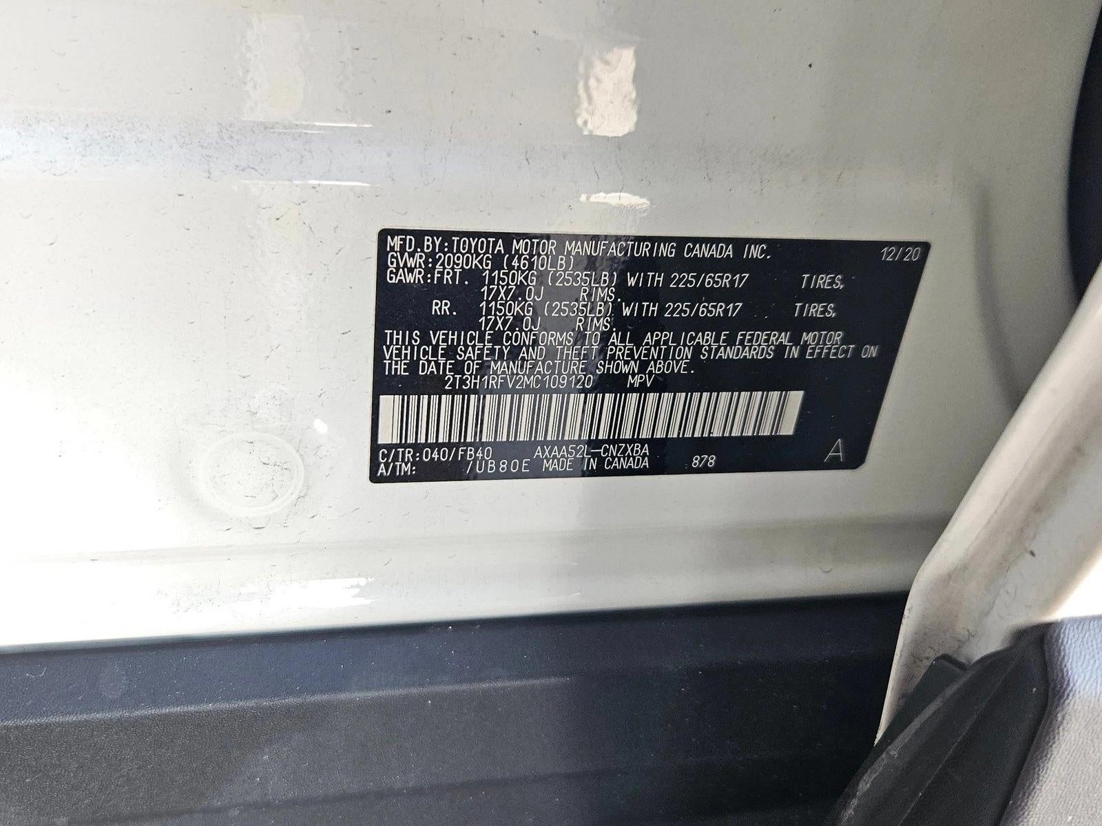 2021 Toyota RAV4 LE FWD (GS)