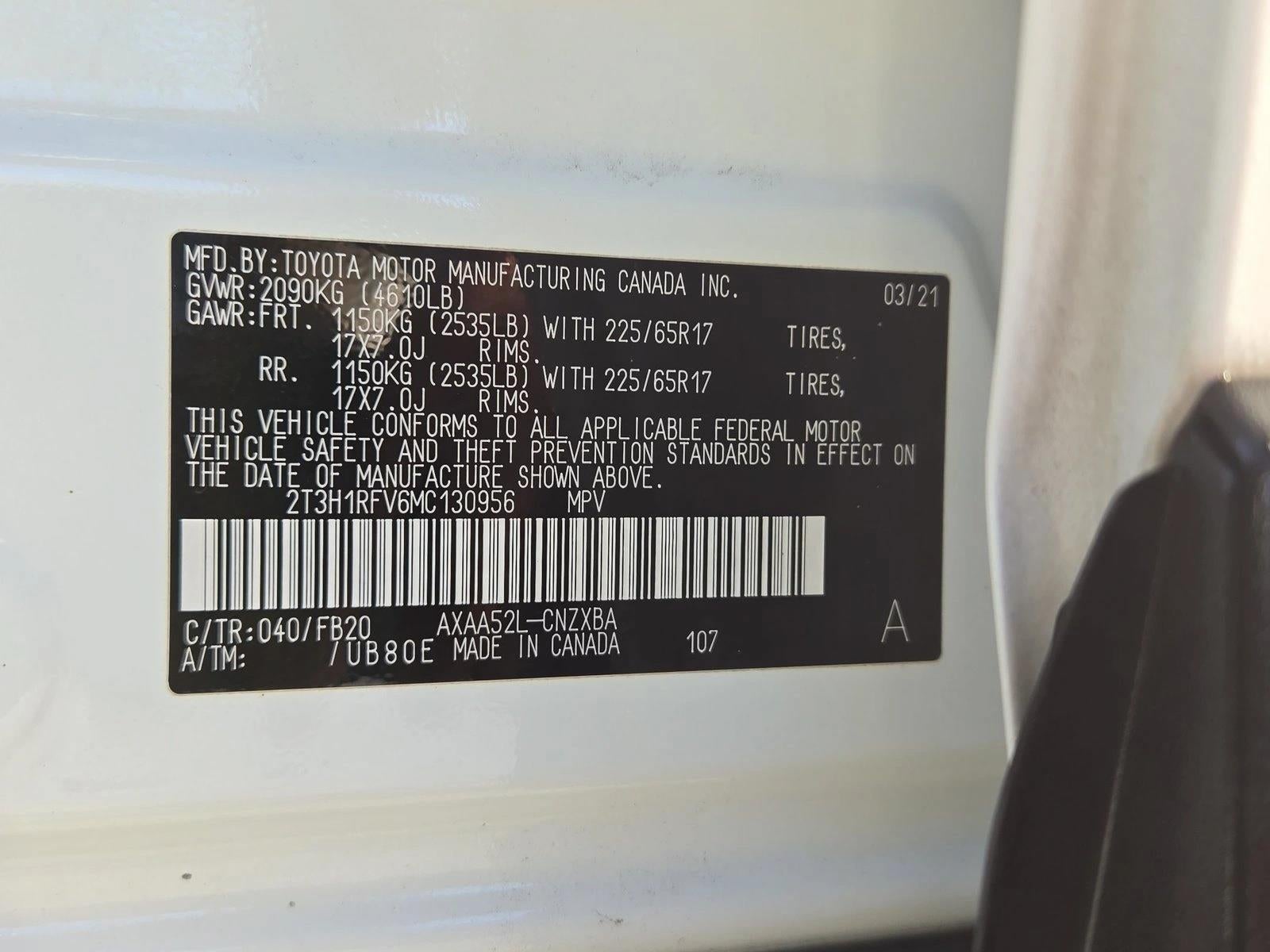 2021 Toyota RAV4 LE FWD (GS)