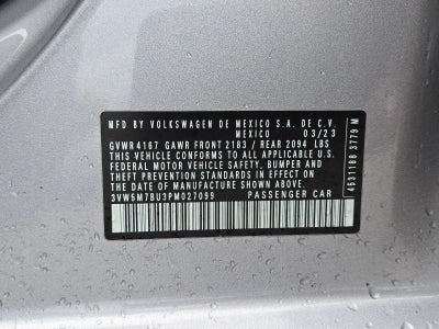 2023 Volkswagen Jetta S Auto