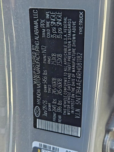 2024 Hyundai SANTA CRUZ SEL FWD