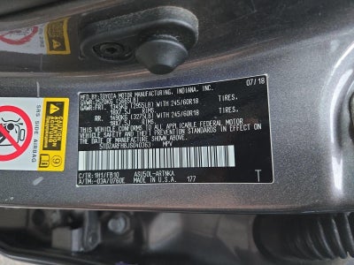 2018 Toyota Highlander LE I4 FWD (Natl)