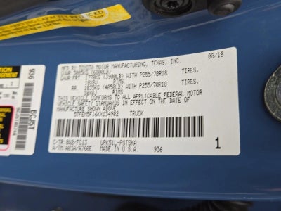 2019 Toyota Tundra 2WD 2WD SR5 CrewMax 5.5' Bed 4.6L (Natl)