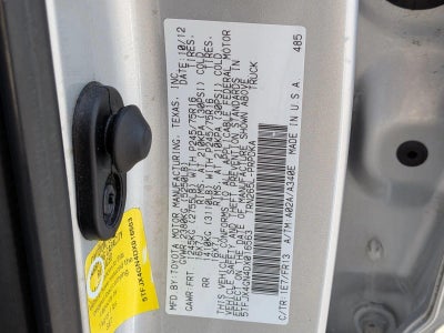 2013 Toyota Tacoma 2WD Double Cab Short Bed I4 Automatic PreRunner (Natl)