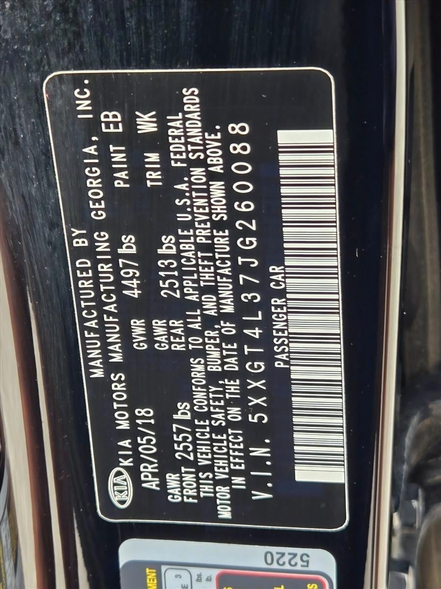 2018 Kia Optima LX Auto