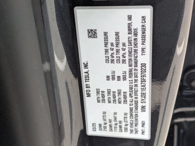 2025 Tesla Model 3 Long Range RWD