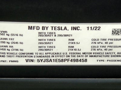 2023 Tesla Model S AWD