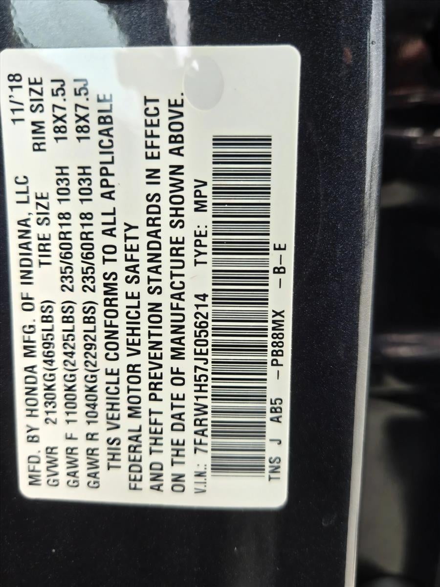 2018 Honda CR-V EX 2WD