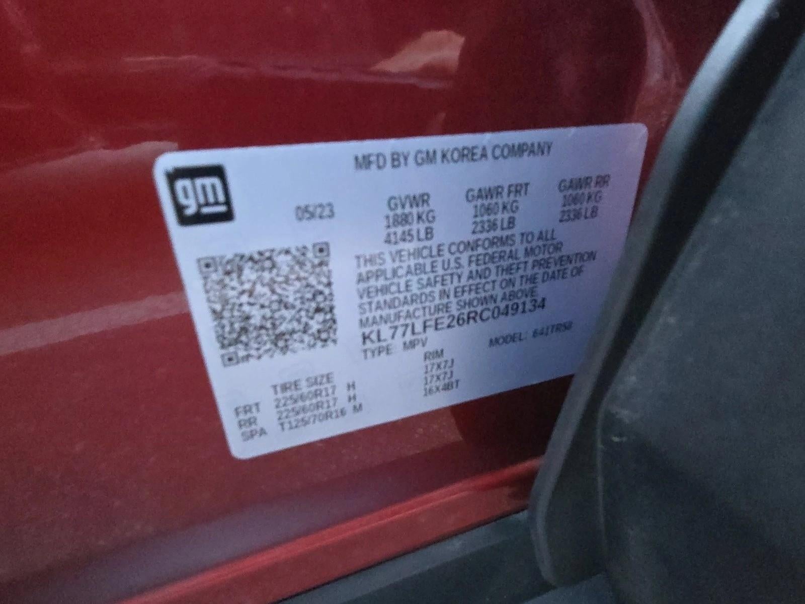 2024 Chevrolet Trax FWD 4dr LS
