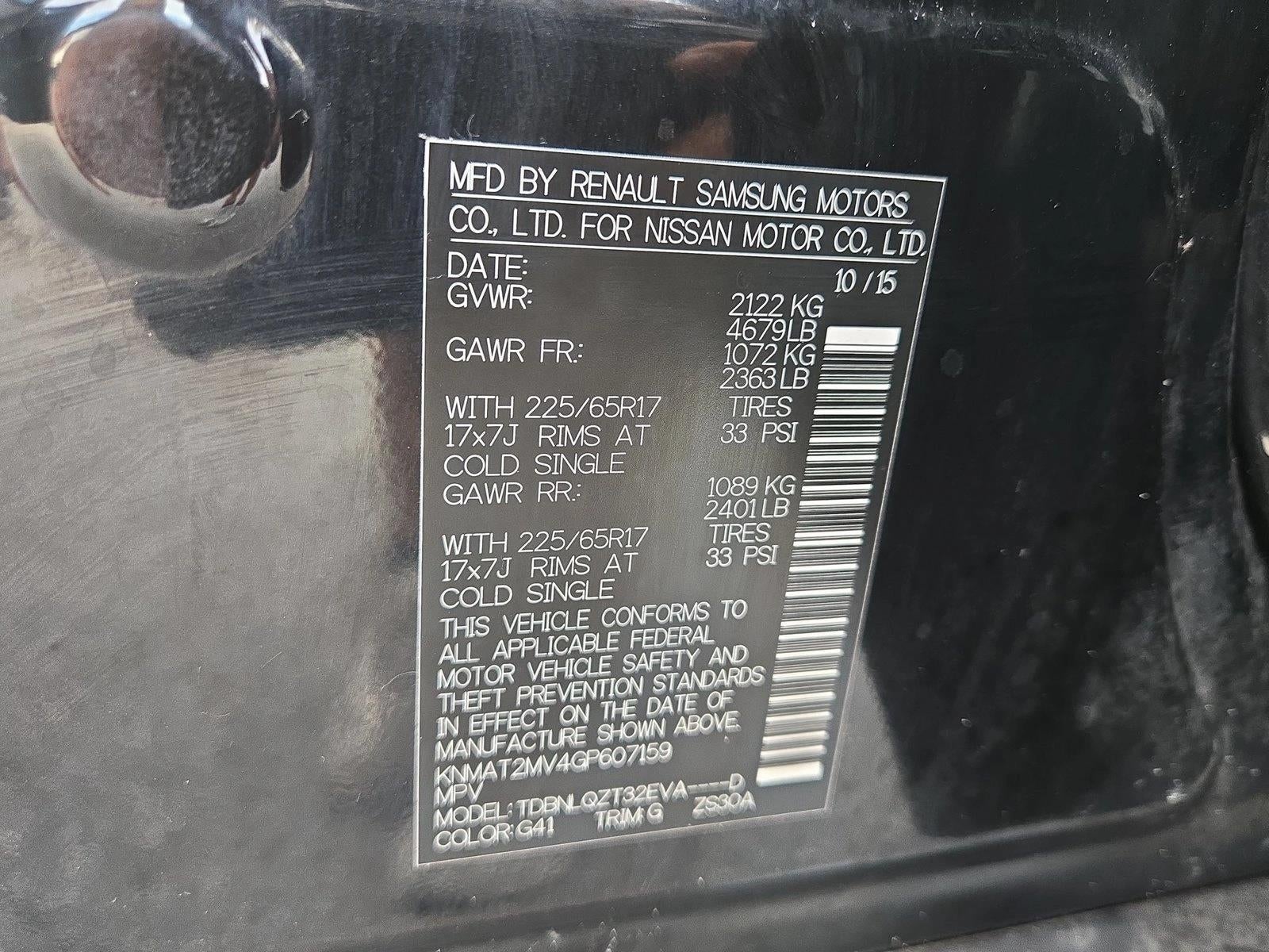 2016 Nissan Rogue AWD 4dr SV