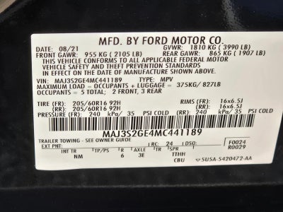 2021 Ford EcoSport SE FWD