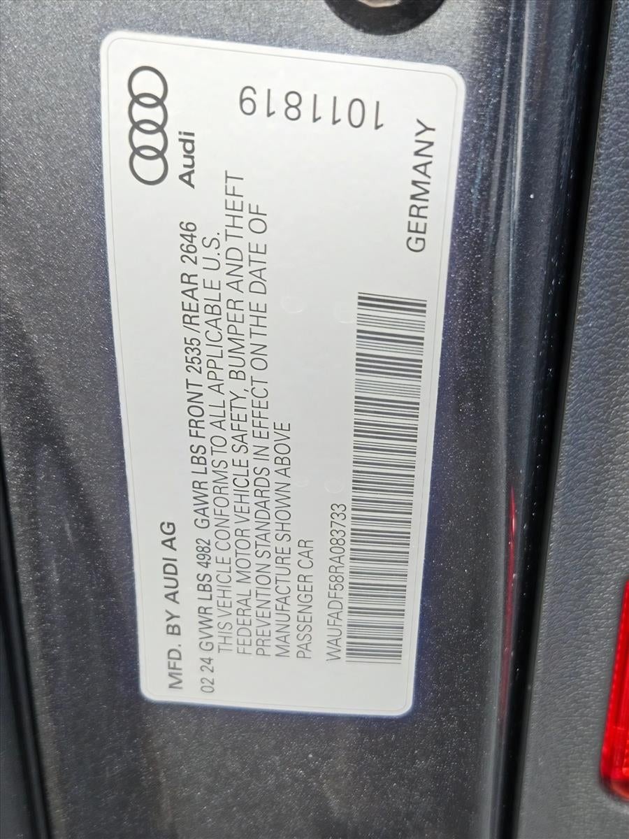 2024 Audi A5 Sportback S line Premium Plus 45 TFSI quattro