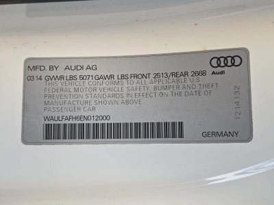 2014 Audi A5 Auto quattro 2.0T Premium Plus