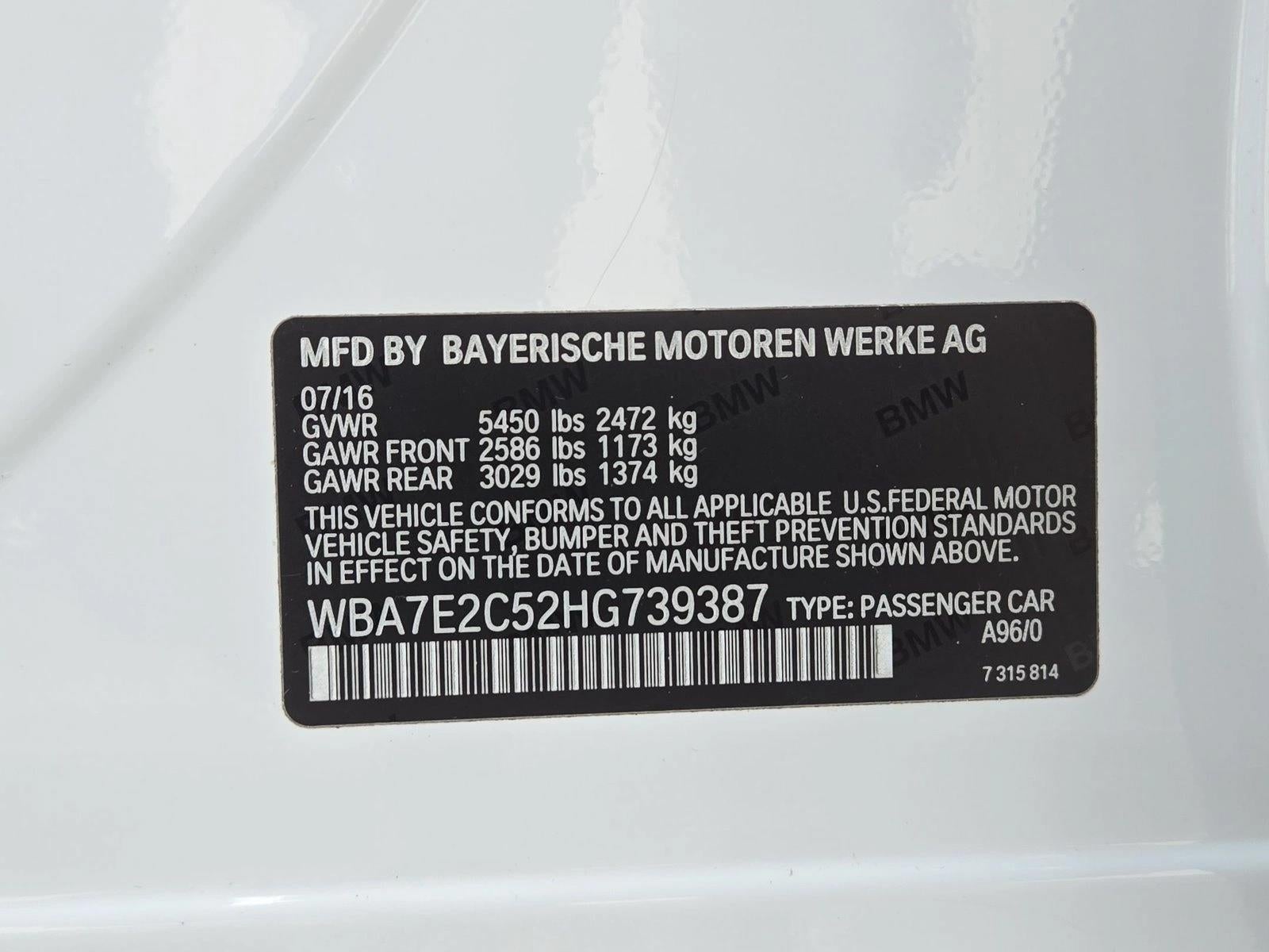 2017 BMW 740i Sedan