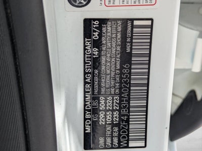 2017 Mercedes-Benz E-Class E 300 Sport RWD Sedan