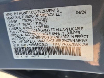 2024 Honda Civic Hatchback Sport CVT