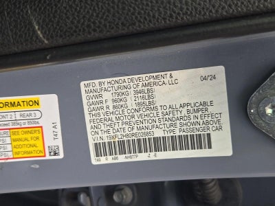 2024 Honda Civic Hatchback Sport CVT