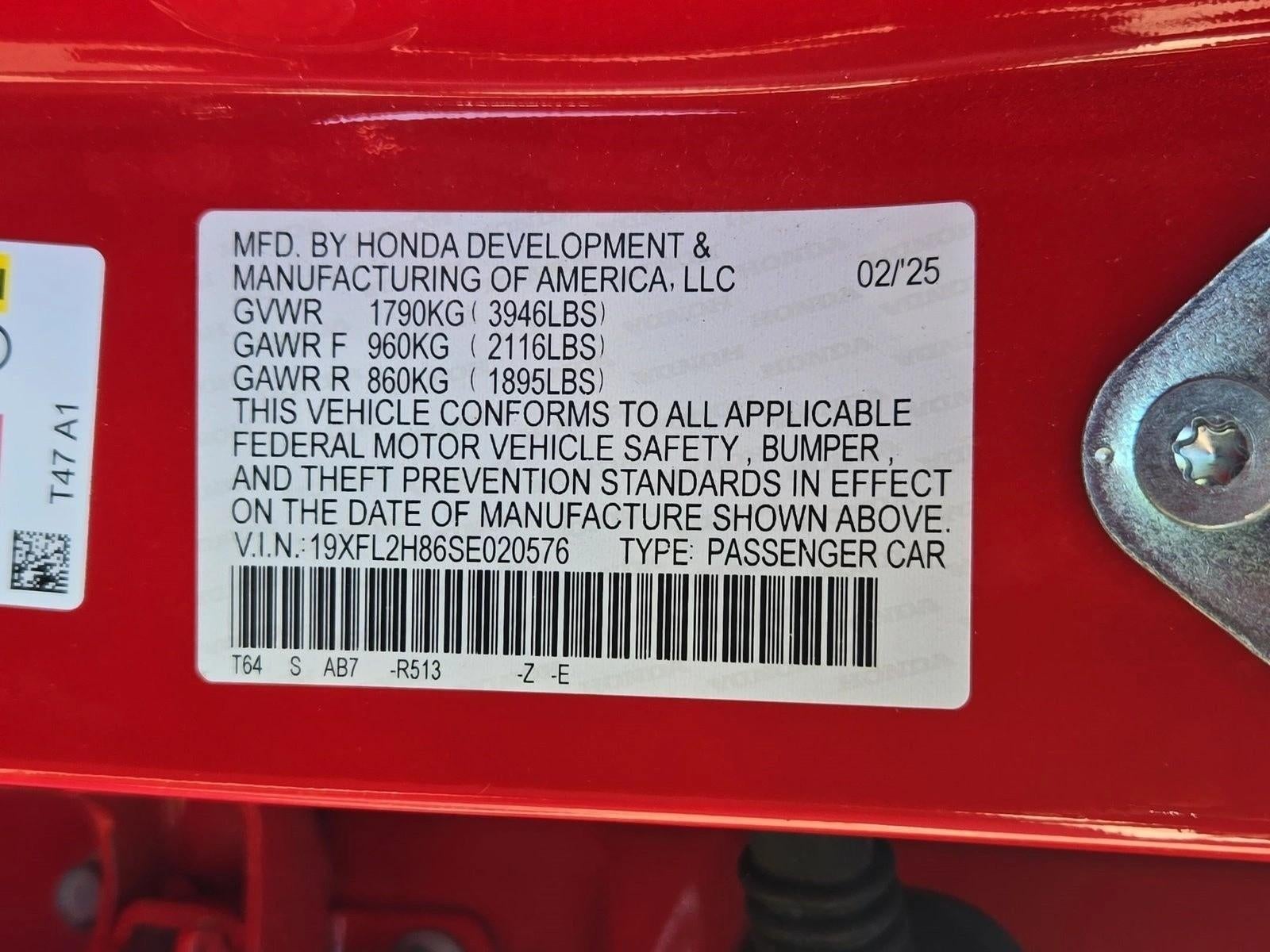 2025 Honda Civic Hatchback Sport CVT
