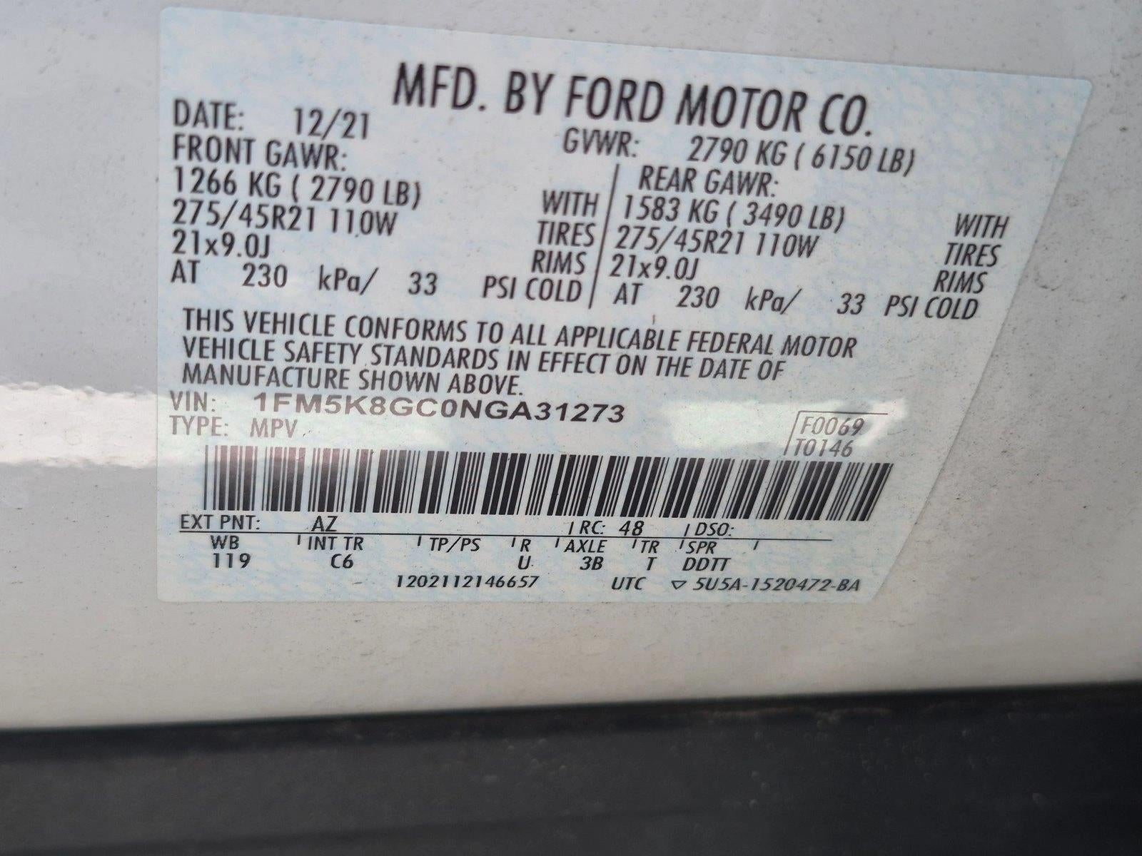 2022 Ford Explorer ST 4WD