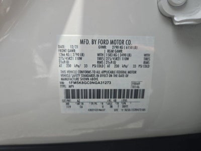 2022 Ford Explorer ST 4WD
